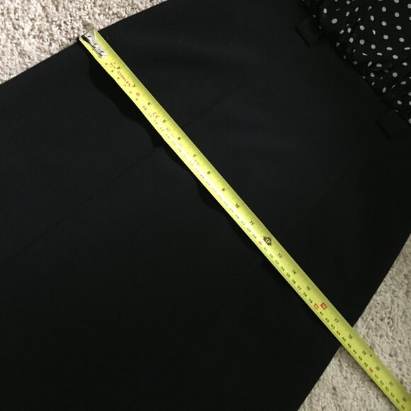 Rockabilly Polka Dot & Chiffon Scuba High Waist Retro Dress - Picture 13 of 16